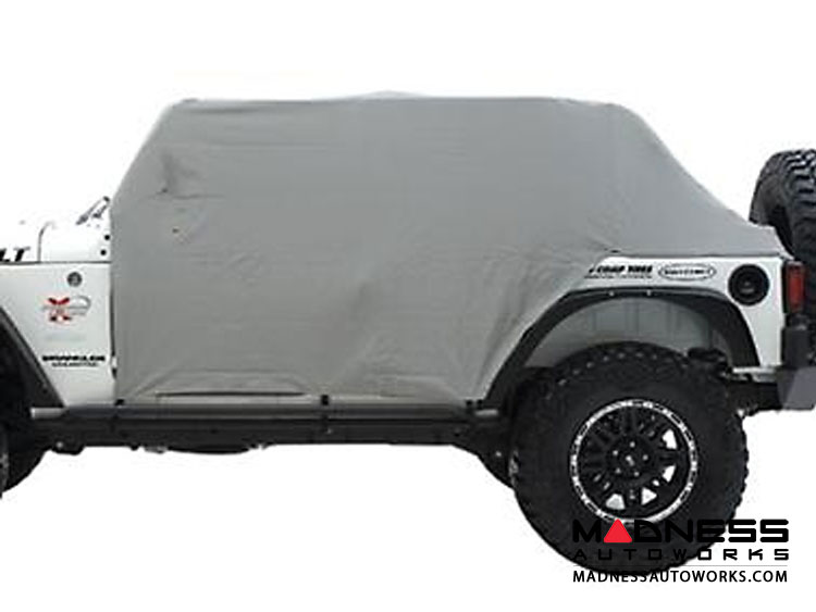 Jeep Wrangler JK by Smittybilt - Cab Cover w/ Door Flap - 4 Door - Grey